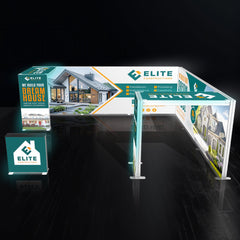 20x20 Backlit Double Archway SEG Trade Show Booth Display