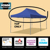 Image of 10' x 20' Oxford 40mm Speedy Tent Top - Blue