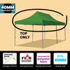 Image of 10' x 20' Oxford 40mm Speedy Tent Top - Green