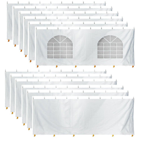 20' x 100' Party & Canopy Tent Premium Blockout Sidewall Kit