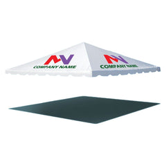 20' x 20' West Coast Frame Party Tent Top - Custom