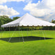 20' x 20' Weekender Standard Canopy Pole Tent - White