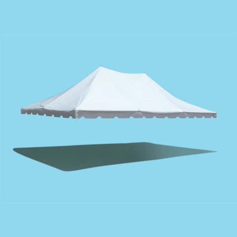 20' x 30' Premium Pole Party Tent Top - White