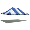 Image of 20' x 30' Premium Pole Party Tent Top - Blue and White