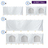 Image of 15' x 30' High Peak Frame Sidewall Kit with 8' Walls, Hook/Loop, and Clip Connections