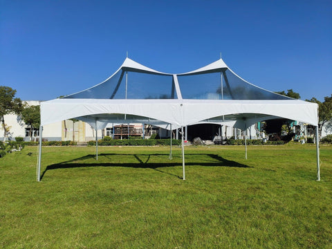 20' x 30' Premium High Peak Frame Canopy Tent - Clear
