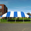 Image of 20' x 40' Premium Canopy Pole Party Tent - Blue and White