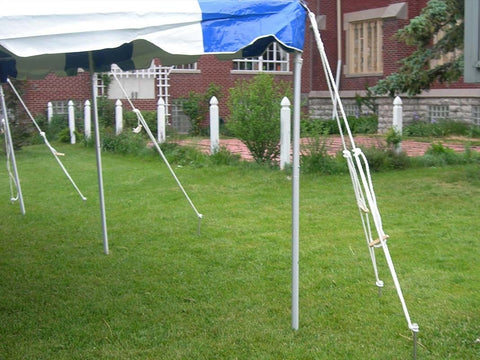 20' x 40' Premium Canopy Pole Party Tent - Blue and White