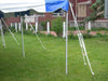 Image of 20' x 40' Premium Canopy Pole Party Tent - Blue and White