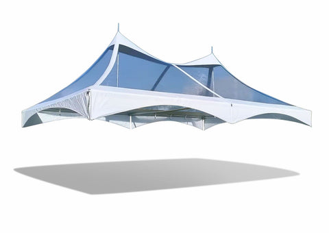 20' x 40' High Peak Frame Top Only - Clear