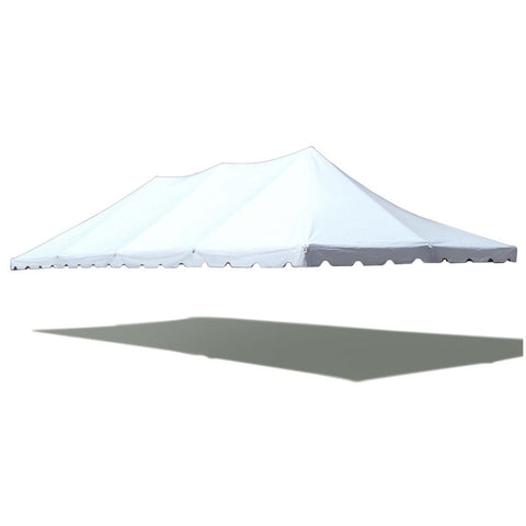20' x 40' Premium Pole Party Tent Top - White