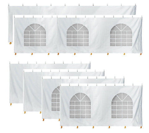 20' x 50' Party & Canopy Tent Premium Blockout Sidewall Kit