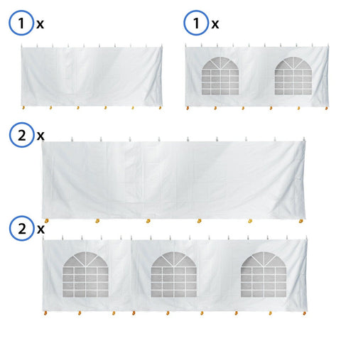 20' x 60' Standard Sidewall Kit for 7' Tent Sides