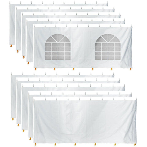 20' x 80' Party & Canopy Tent Premium Blockout Sidewall Kit