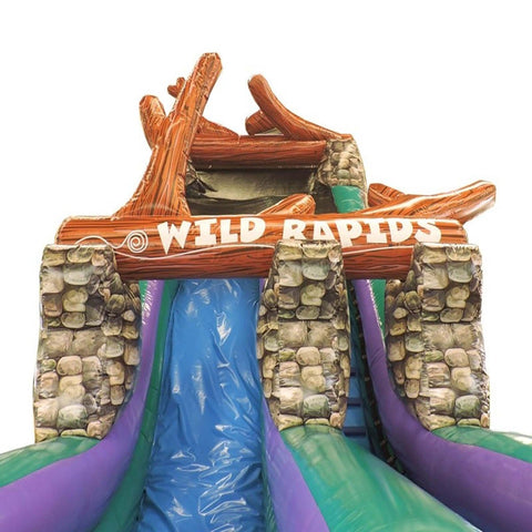 21' Wild Rapids Inflatable Water Slide with Blower
