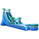 22' Tropical Blue Marble Inflatable Water Slide with Blower
