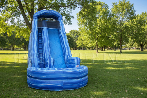 22ft Blue Marble Water Slide - WS8622