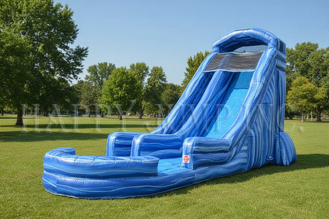 22ft Blue Marble Water Slide - WS8622
