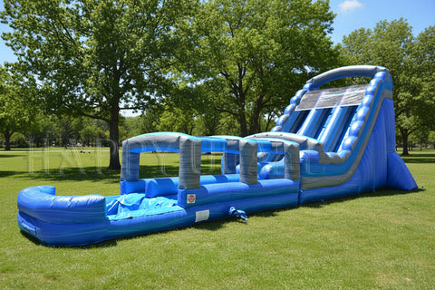 22 Foot Inflatable Water Slide | Commercial Inflatable Water Slide - WS4177