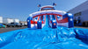 Image of 22 Foot Patriotic Double Lane Water Slide - WS4157