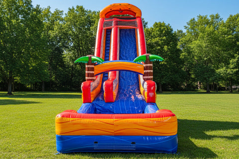 22' Tropical Inflatable Water Slide WS8622-T