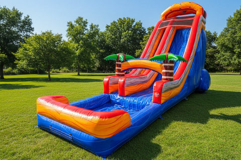 22' Tropical Inflatable Water Slide WS8622-T