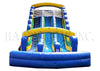 Image of 22ft Double Lane Water Slide in Primary Colors - WS4152