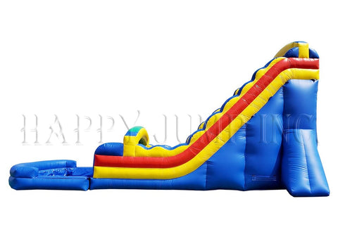 22ft Double Lane Water Slide in Primary Colors - WS4152