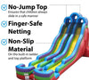 Image of Sale on Commercial 24' Retro Rainbow Double Bay Inflatable Water Slide with Blower