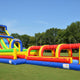 24'H Single Lane Slide w/ Slip and Slide by Happy Jump