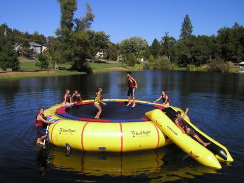 25 Foot Island Hopper Bounce N Slide Water Trampoline