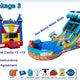 12'H Red & Blue Starry Slide by Tago's Jump