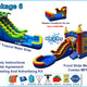7' Birthday Cake w/ Removable Banners! by Gemmy Inflatable