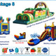 27'H Lava Twist with Pool by eInflatables