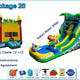 27'H Hurricane Slide with Pool by eInflatables