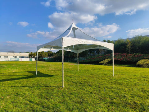 15' x 15' Premium High Peak Frame Tent - Clear