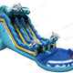 14′H Wet And Dry Tidal Wave Water Slide by Ultimate Jumpers