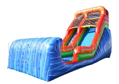 18'H Slide Marble (Wet & Dry) by Happy Jump