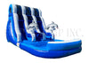 Image of Malibu 18 Foot Double Lane Water Slide - WS4185