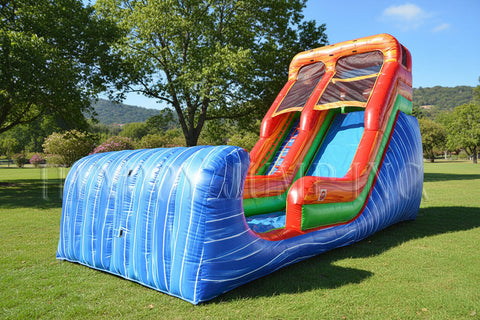 18 Foot Wet Dry Inflatable Slide - WS3141-1M