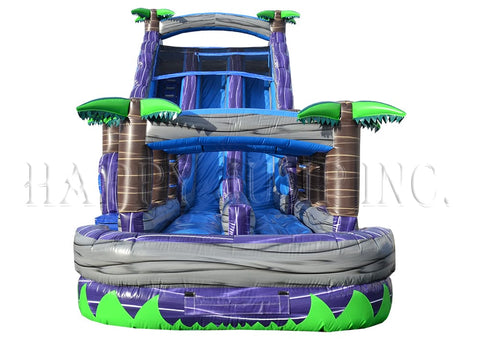 22 Foot Double Bay Water Slide with Slip Slide - WS4153