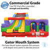 Image of 12'H Retro Radical Run Extreme Unit #4 Inflatable Obstacle Course with Blower