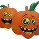 7' Air Blown Inflatable 2 Friendly Pumpkin Scene