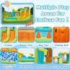 Image of 9.5'H Backyard Kids Inflatable Water Slide with Splash Cannon and Pool