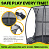 Image of 7ft Round Trampoline with Jumping Enclosure & Mat Ramp