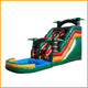 Tropical Water Slide W123 by Ultimate Jumpers
