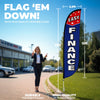Image of Easy Finance Feather Flag with Stars