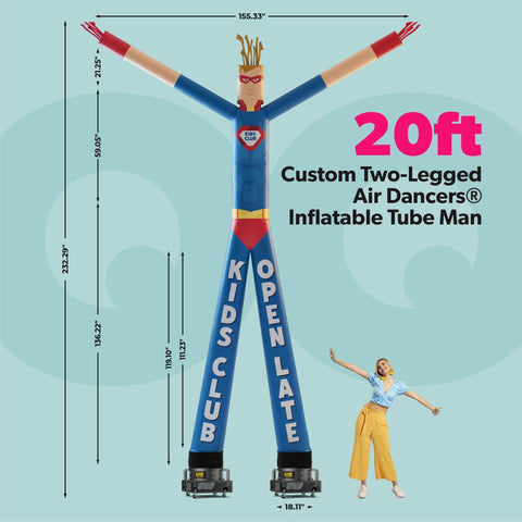 Custom Two Legged Air Dancers® Inflatable Tube Man