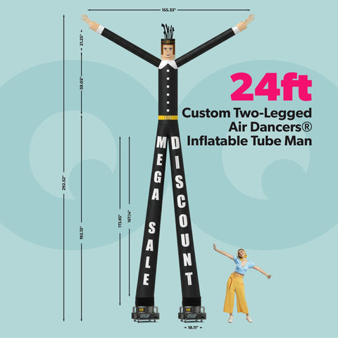 Two Legged Air Dancers® Inflatable Tube Man