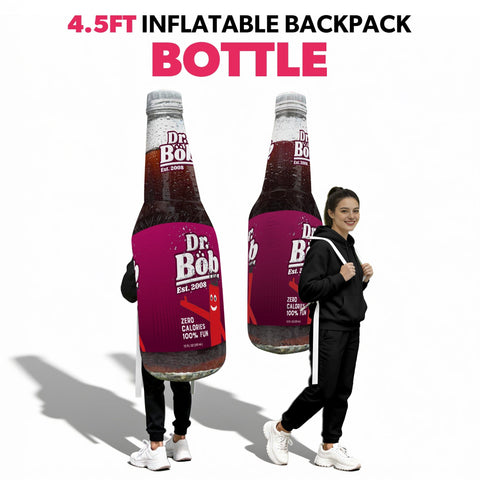 Custom Inflatable Backpack - Bottle & Can Styles